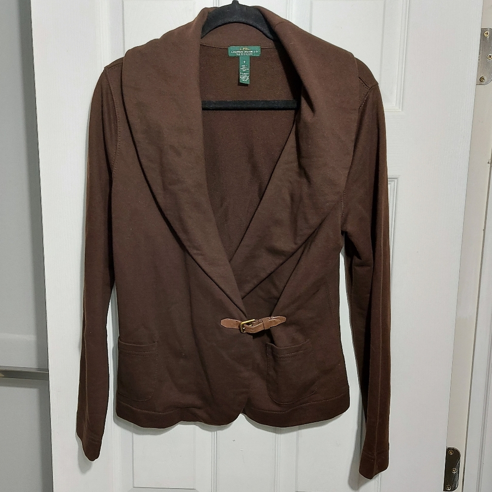 LRL Lauren Jean's Co Equestrain Wrap Swater/coat